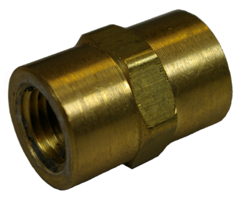 1/4 Female Coupling B - Nipple (530x405), Png Download