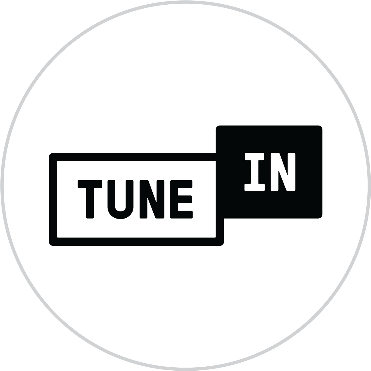 Tunein Radio Is Free To All Soundtouch Users Premium - Tune In Radio Logo Png (1280x1280), Png Download
