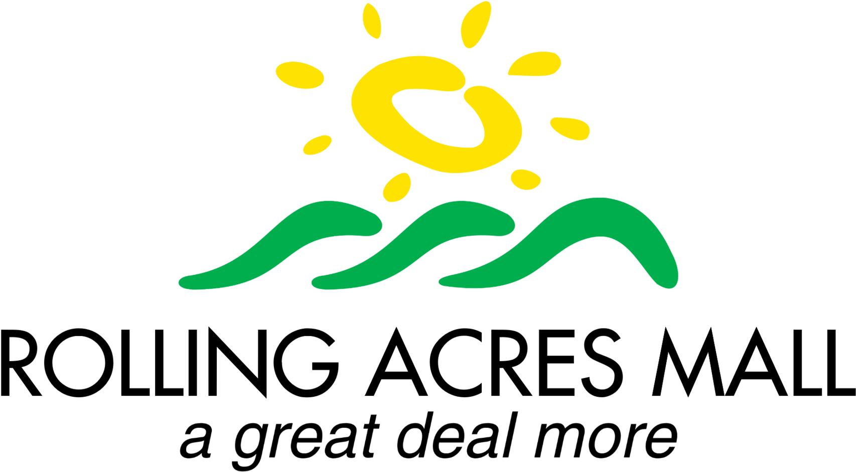 Rolling Acres Mall - Rolling Acres Mall Logo (2000x983), Png Download