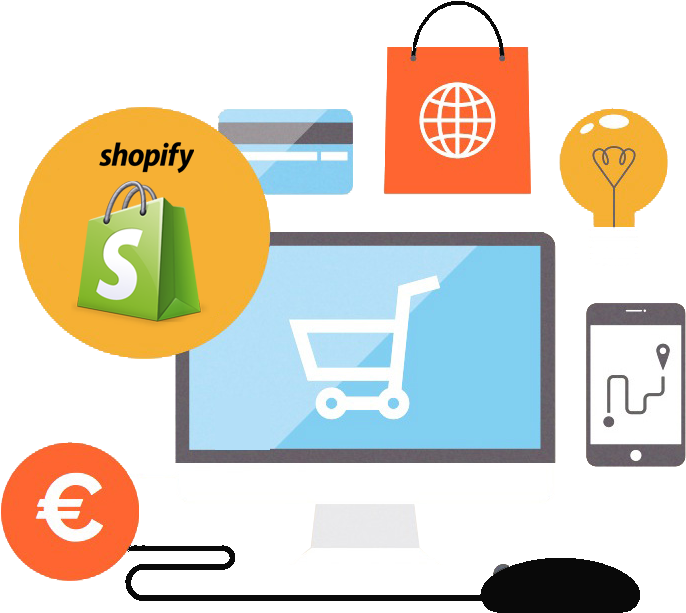 Shopify Seo/smo Services - Ecommerce Web Design Dubai (756x674), Png Download