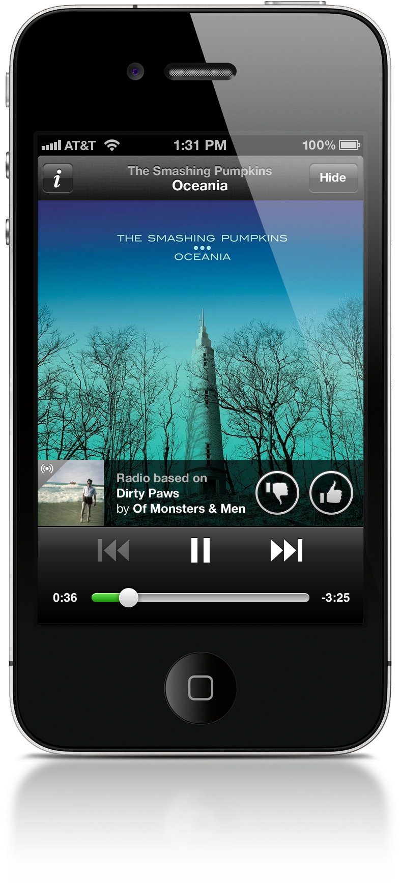 Mobile Radio With Oceania - Smashing Pumpkins - Oceania (cd) (790x1742), Png Download