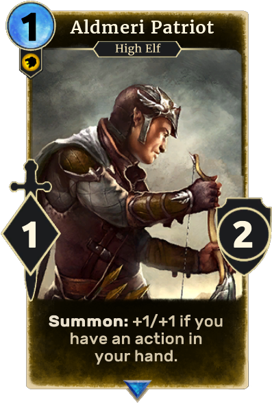 Aldmeri Patriot - Elder Scrolls Legends Sorceress (409x663), Png Download