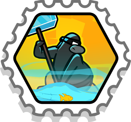 Wave Boost Stamp - Club Penguin Sos 60 Stamp (516x480), Png Download