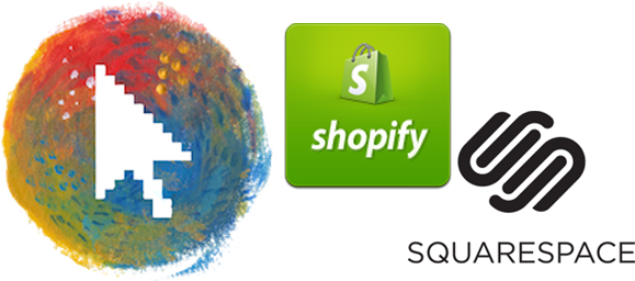 Is Shopify The Dream Platform For Artists Who Want - Squarespace (600x255), Png Download