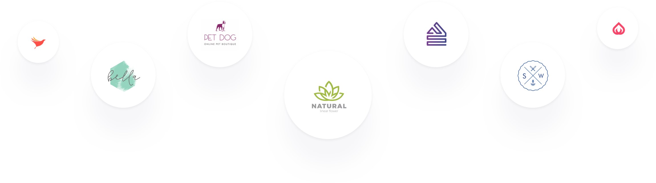 Share Network For Shopify - Circle (2300x642), Png Download