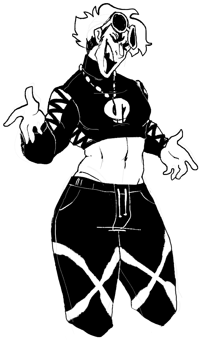 Smth Kept Chanting At Me “guzma In A Crop Top Guzma - Guzma In A Crop Top (856x1349), Png Download