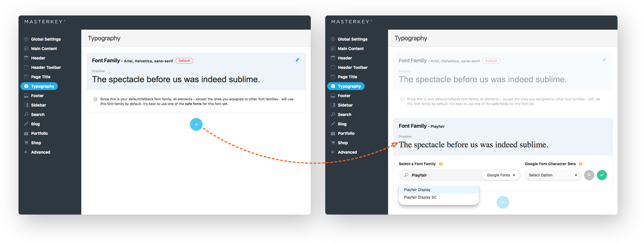 The Ui For Typography Settings Have Been Re-imagined - Jpeg (1289x489), Png Download
