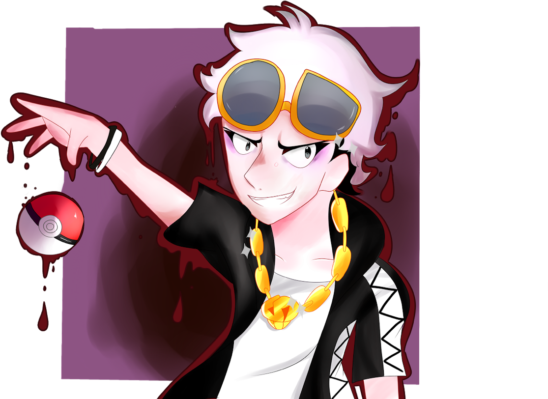 Pokemon Pokemon Sun And Moon Pokemon Series Guzma Pokemon - Cartoon (1280x827), Png Download