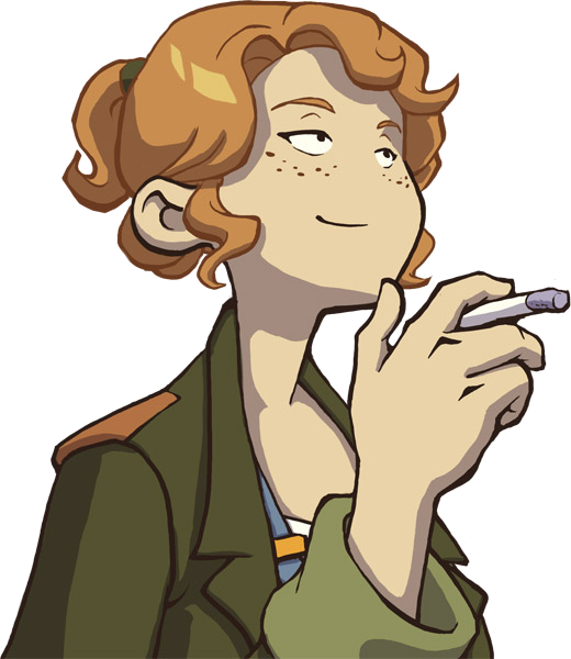 Yourboyguzma Be Honest, Plumeria Or Lusamie, Who Forced - Deponia Toni (520x600), Png Download