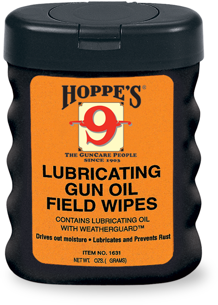 Hoppes 1631 Gun Oil Field Wipes 3" X 5" (640x640), Png Download