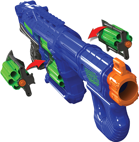 Dart Zone Covert Ops Dart Zone Quatroblast Super Flip (550x550), Png Download