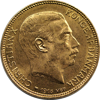 Denmark Gold 20 Kroner, Bu - Coins In Denmark Png (400x400), Png Download