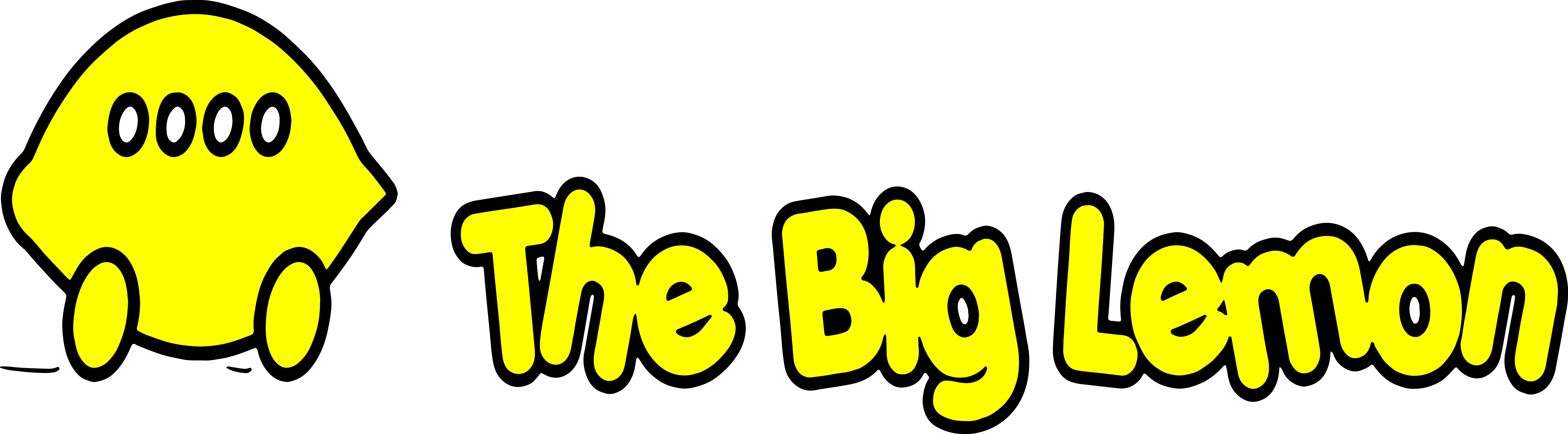Big Lemon Vector Logo Colour Rgb - Big Lemon Bus Logo (4823x1336), Png Download