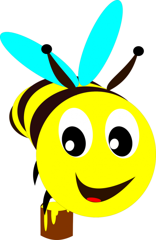 Bee - กราฟฟิก เวคเตอร์ ผึ้ง (500x770), Png Download