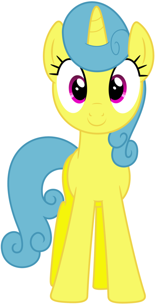 Bluemeganium, Lemon Hearts, Looking At You, Safe, Simple - Cartoon (525x1024), Png Download