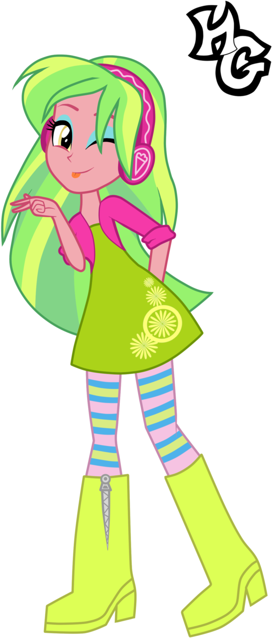 Canterlot High Lemon Zest Vector By Hellgirl66618 - Mlp Eg Friendship Games Lemons Zest (609x1313), Png Download