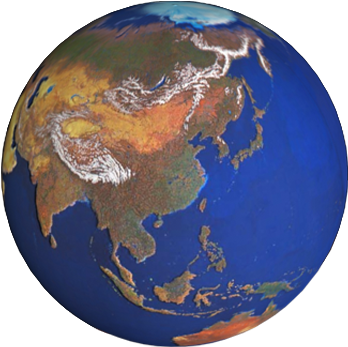 The Earth Is Covered By A Thin Crust Of Solid Rock - Earth Crust Animation (360x360), Png Download