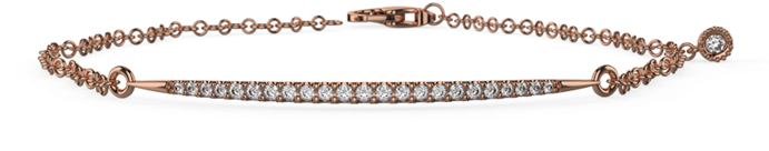Petite Diamond Bracelet - Bracelet (690x388), Png Download