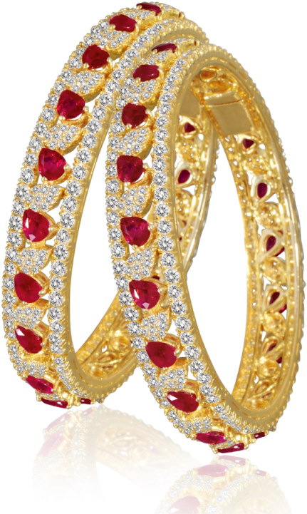 Diamond Bangles & Vanki - Engagement Ring (800x914), Png Download