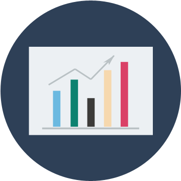 Bar Chart Icon - First Financial Security (375x375), Png Download