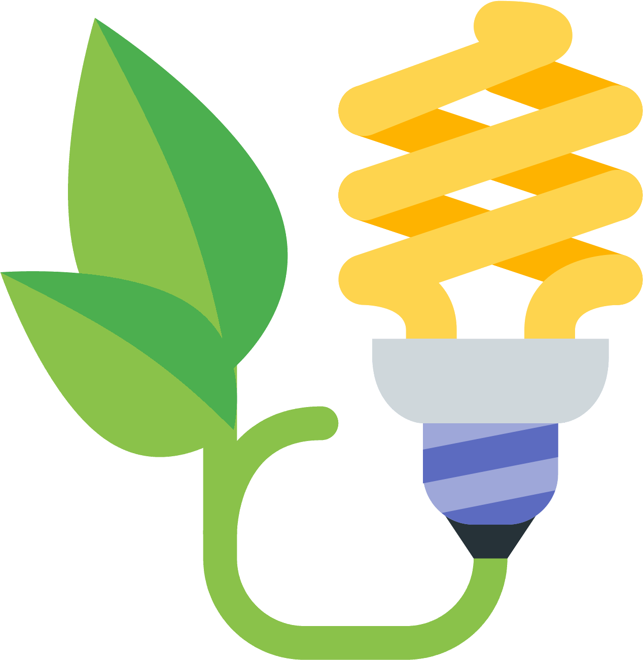 Energy Saving Bulb Icon - Energy Conservation (1600x1600), Png Download