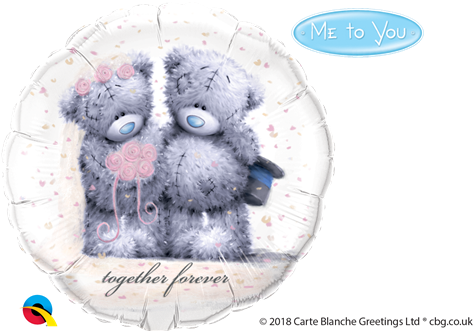 Qualatex 18 Inch Round Foil Balloon - Me To You (501x330), Png Download