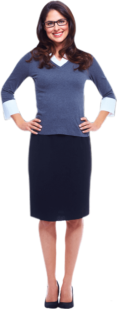 Contact Your Local Online Marketing Company - Dress (408x995), Png Download