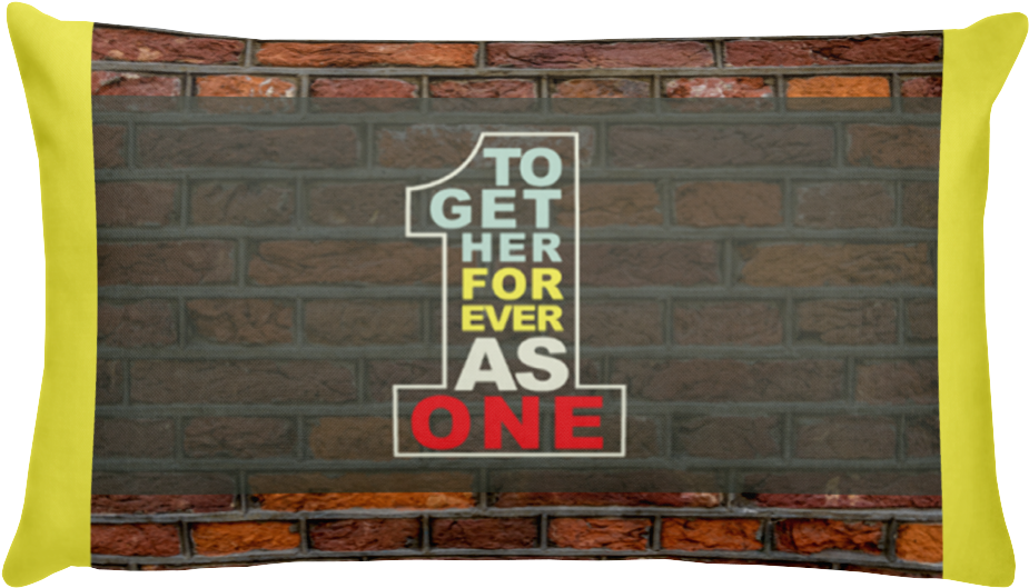 Together Forever As One - Cushion (1000x1000), Png Download