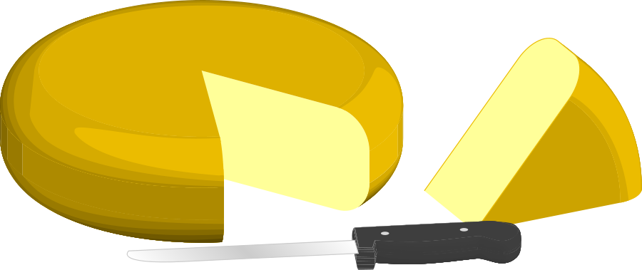 Cheese Png - Cheese Clip Art (900x379), Png Download