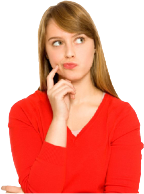 Thinking Woman Png Free Download - 10 Commandments For Women: A Simple Guide (600x769), Png Download