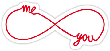 You And Me Together Forever, Infinity Sign - You And Me Together Forever Pillow Case (375x360), Png Download
