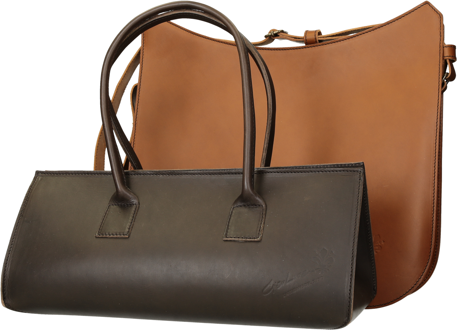 Handmade Leather Handbags - Shoulder Bag (1500x1500), Png Download