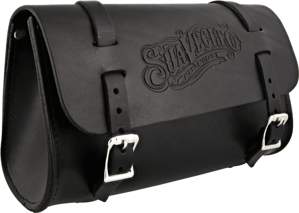 Black Leather Biker Bag - Suavecito Tool Bag (1000x800), Png Download