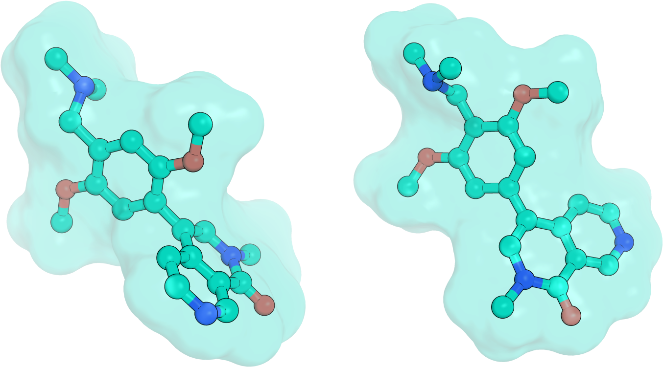 3 D Structures Of Bi 9564 And Bi (1436x768), Png Download