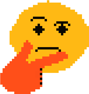 Thinking Emoji - Thinking Emoji Edits (470x450), Png Download