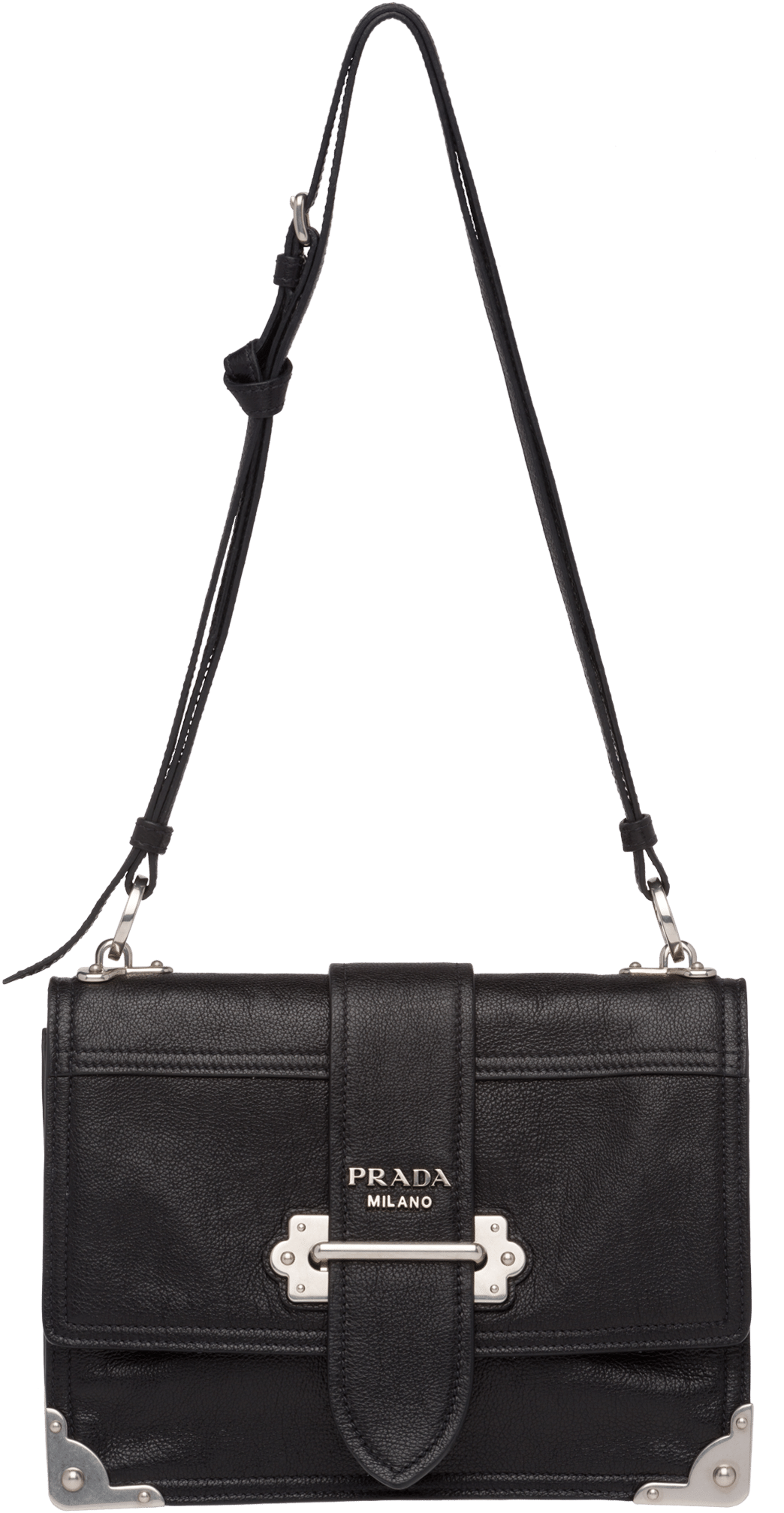 Prada Cahier Leather Shoulder Bag (2400x2400), Png Download