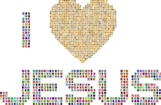 Love Point Art Angle Jesus - Catholic Images Transparent Background (521x340), Png Download