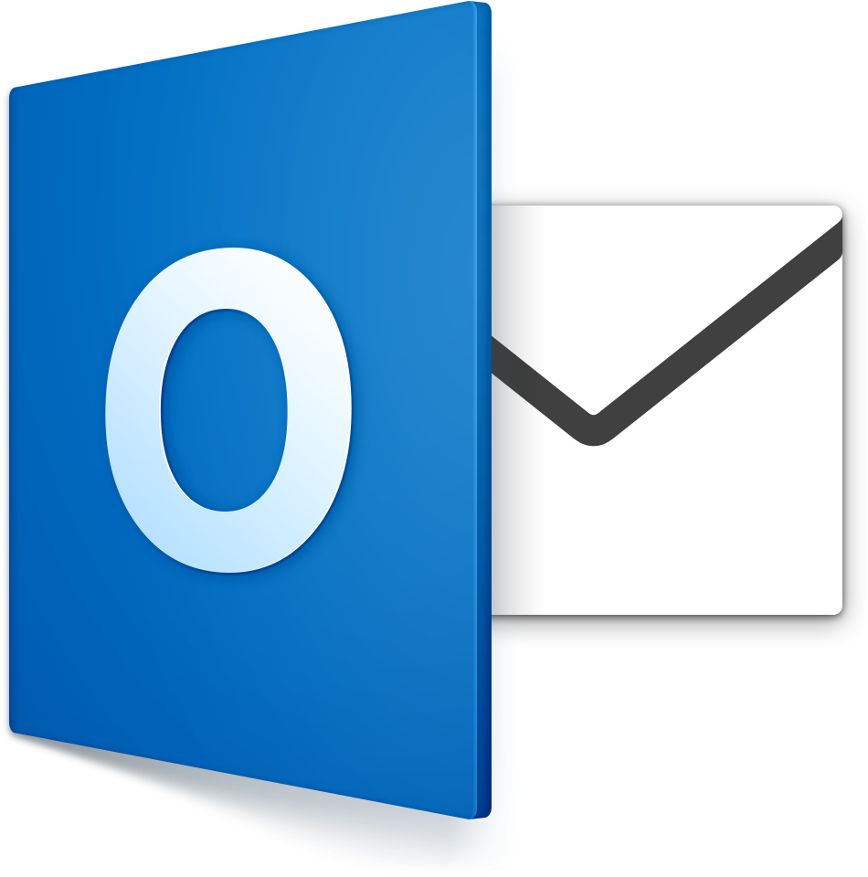 Login - Microsoft Outlook 2016 Png (1024x1024), Png Download