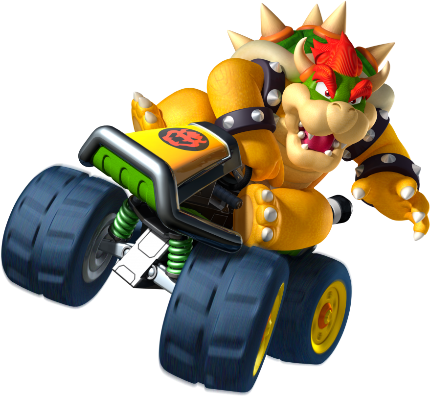 Super Mario Kart Png Photos - Bowser Mario Kart Png (960x960), Png Download