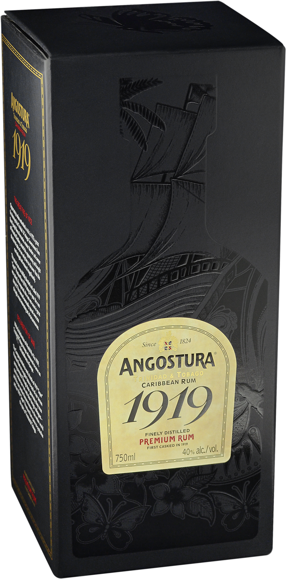 Mcc Label Angostura Box - Label (1000x2022), Png Download