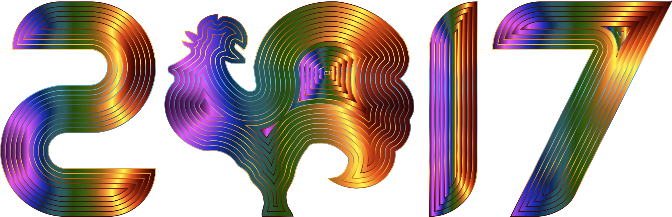 This Free Icons Png Design Of Chromatic Year Of The (2342x756), Png Download