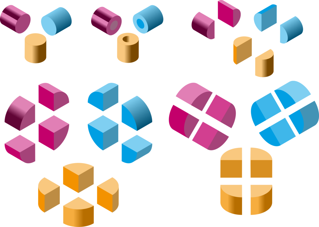 Shape Line Isometric Projection Grid Computer Icons - Isometric Projection (1053x750), Png Download