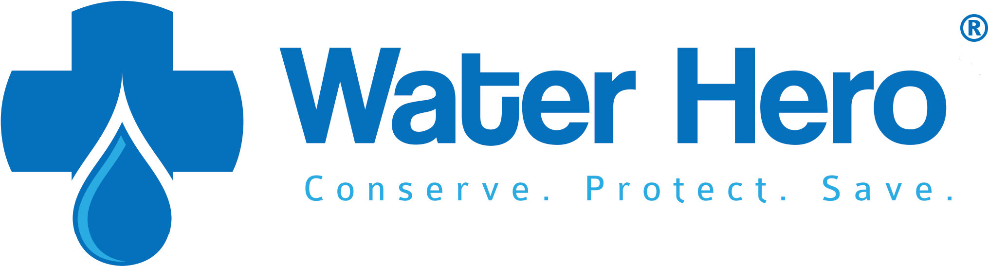 Water Hero Logo (2083x833), Png Download