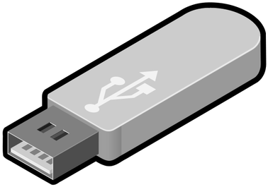 Pen Drive Png - Usb Flash Drive Clipart (500x382), Png Download