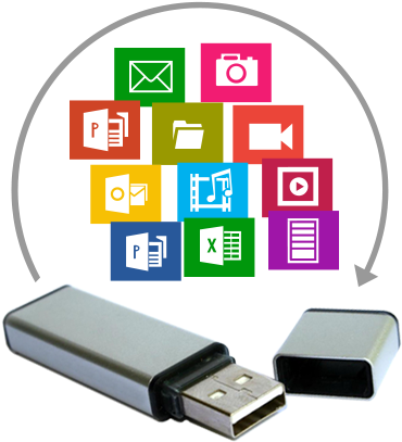 Pen Drive - Lost Data Recovery From Pen Drive (600x440), Png Download