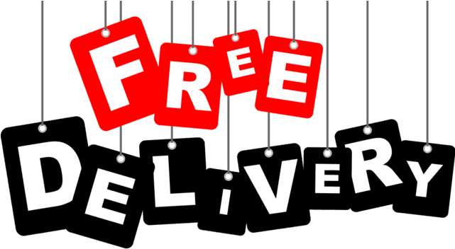 Free Delivery Icon - Free Delivery Icon Png (640x363), Png Download