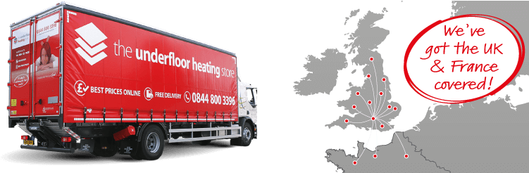 As Standard The Underfloor Heating Store Include Free - Free Delivery (787x245), Png Download