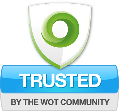 The Wot Trust Seal Shows Visitors That Your Site Is (390x364), Png Download