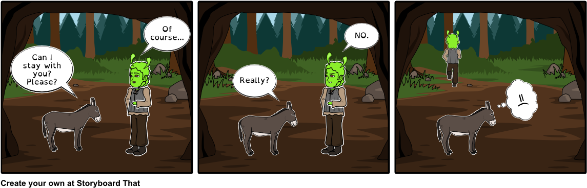 Shrek - Cartoon (1164x385), Png Download