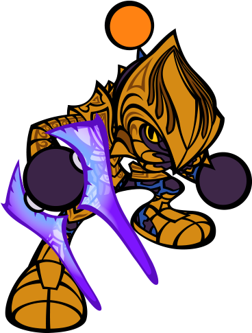 Master Chief Bomber Has Some Rivals In Super Bomberman - Arbiter Bomberman (500x500), Png Download
